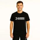 Camiseta Summer Pro Beach Preta - 100% Poliamida Anti Odor UV 50 C Camiseta Summer Pro Beach Preta - 100% Poliamida Anti Odor UV 50 C