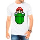 Camiseta super mario bros games jogos camisa masculina lançamento 01
