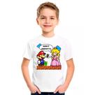 Camiseta SUPER MARIO BROS LUIGI Games Jogos Moda Infantil Roupa Criança 03