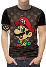 Camiseta Super Mario Bros PLUS SIZE Nintendo Masculina Blusa