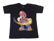 Camiseta Super Mario Bross Nintendo Blusa Adulto Unissex Epi172 BM