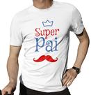 Camiseta Super Pai Estampa Dia Dos Pais Algodão Camiseta Super Pai Estampa Dia Dos Pais Algodão