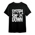 Camiseta System of a Down Banda - Unissex Algodão Preto