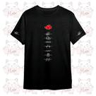 Camiseta T-Shirt Akatsuki - Naruto / Camisa de anime 100% Algodão