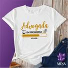 Camiseta T-shirt Baby Look Profissões Estudante Direito Advogada Camiseta T-shirt Baby Look Profissões Estudante Direito Advogada