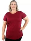Camiseta T-shirt Blusa Plus Size Feminina Básica