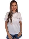 Camiseta T-Shirt Branca 100% Algodão Logo Preto Valansuelo