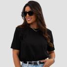 Camiseta T-Shirt Feminina Blusa Lisa Básica 100% Algodão
