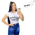 Camiseta T-Shirt Feminina de algodão Good Things Take Time