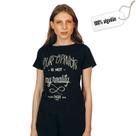 Camiseta T-Shirt Feminina de algodão Your Opinion