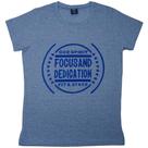 Camiseta T-Shirt feminina Goz Spirit Cinza mescla model Focus And Dedication