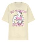 Camiseta T-Shirt Gym eu treino fofo feminina Unisex academia Oversized Camiseta T-Shirt Gym eu treino fofo feminina Unisex academia Oversized