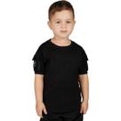 Camiseta T-Shirt Infantil Tática Ranger Bélica Preta Camiseta T-Shirt Infantil Tática Ranger Bélica Preta
