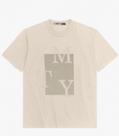 Camiseta T-Shirt Manga Curta em Meia Malha Minty Bege
