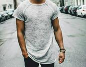 Camiseta T-Shirt Masculina Cinza