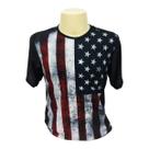 Camiseta T-Shirt masculina MC em tecido protecao UV EUA Camiseta T-Shirt masculina MC em tecido protecao UV EUA