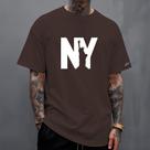 Camiseta T-Shirt Masculina NY LIBERTY Diverse Estilos Camisa Manfinity 100% Algodão Street Wear Camiseta T-Shirt Masculina NY LIBERTY Diverse Estilos Camisa Manfinity 100% Algodão Street Wear