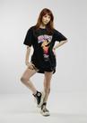 Camiseta t-shirt oversized create your own energy preto - jayjam rockwear