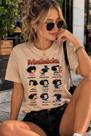 Camiseta T-Shirts MAFALDA HUMOR 100% Algodão Premium Cor:BEGETamanho:M
