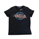 Camiseta Tassa Preta Infantil