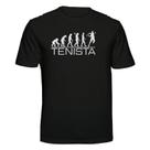Camiseta Tenista Evolution Jogador de Tenis Cor:PretaTamanho:G