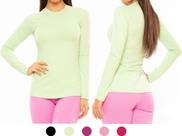 Camiseta Térmica DiPaula UV Manga Longa Feminino Adulto Multicores - Ref 110190