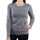 Camiseta Térmica Feminina Lezi Cinza Mescla- 5000765