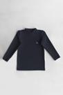 Camiseta Térmica Infantil Peluciada Preto
