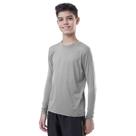 Camiseta Térmica Juvenil Cinza Elite UPF 50+