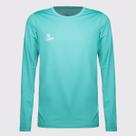 Camiseta Térmica Topper Classic Manga Longa Juvenil Verde Água