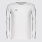Camiseta Térmica Topper Classic UV50 Manga Longa Juvenil Branca