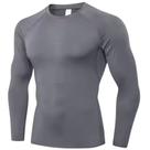Camiseta térmica unissex segunda pele uv 50+ camisa malha fria