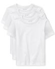 Camiseta The Children's Place Baby Boys branca de 18 a 24 meses, pacote com 3