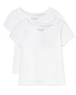 Camiseta The Children's Place Baby Girls & Toddler 3T branca, pacote com 2