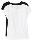 Camiseta The Children's Place para meninas de manga curta, pacote com 2