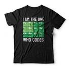 Camiseta The One Who Codes Studio Geek Camiseta The One Who Codes Studio Geek