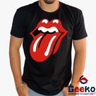 Camiseta The Rolling Stones 100% Algodão Banda de Rock Geeko