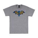 Camiseta Thrasher Bat Logo Cinza Mescla Camiseta Thrasher Bat Logo Cinza Mescla