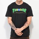 Camiseta Thrasher Masculino Brazil Revista Preto