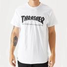 Camiseta Thrasher Masculino Skate Mag Branco