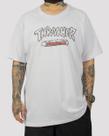 Camiseta Thrasher No Parking Block Logo - Branca