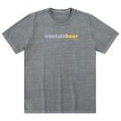Camiseta tingimento vintage, manga curta, 71726 containbeer