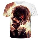 Camiseta Tokyos Ghouls Streetwear, moda, manga curta, top An