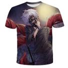 Camiseta Tokyos Ghouls Streetwear, moda, manga curta, top An