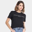 Camiseta Tommy Hilfiger Reg Corp Logo Feminina