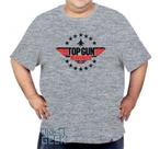 Camiseta Top Gun Marverick Plus Size Filme Clássico Anos 80 Camiseta Top Gun Marverick Plus Size Filme Clássico Anos 80