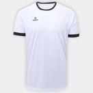 Camiseta Topper Masculina Classic Color III Branco/Preto