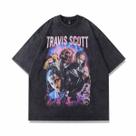 Camiseta Traviss Scotts Streetwear, moda, manga curta, top A