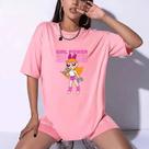 Camiseta Treino Feminina Meninas Superpoderosas, Look Divertido e Fitness - Camiseta feminina