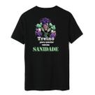 Camiseta Treino Sanidade Coringa Estampa Nas Costas Academia